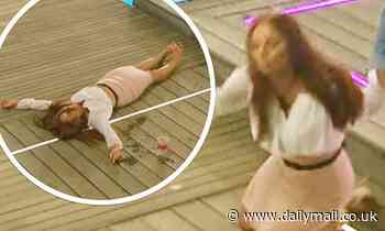 Love Island: Demi leaves fans in hysterics as she spectacularly FALLS in the villa