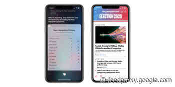 Have a question about the 2020 election? Siri can now answer it for you