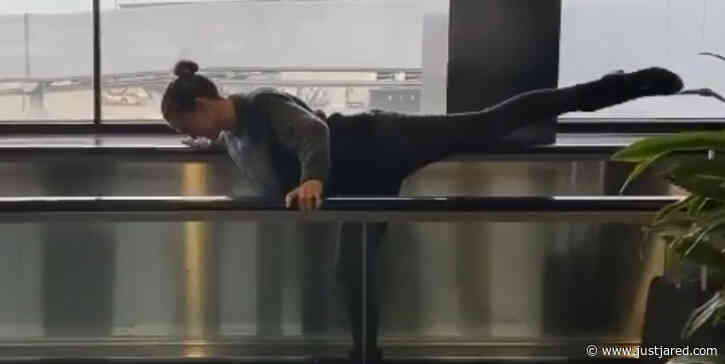Jennifer Garner Does Ballet on Airport's Moving Sidewalk - Watch the Video!