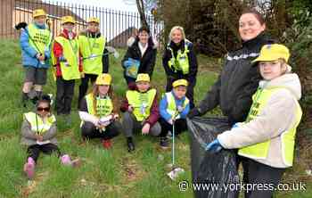 Haxby Road Academy takes part in operation to clean up park