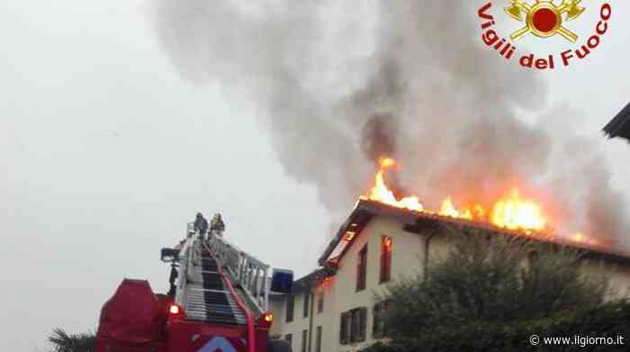 Incendio a Busnago, fiamme in una villetta - IL GIORNO