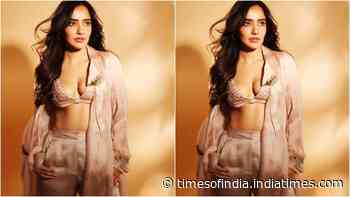 Neha Sharma's drool-worthy look in this three-piece outfit is something we can't get over!