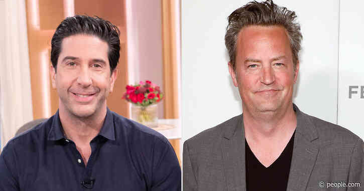 David Schwimmer Dodges Friends Reunion Comment, Jokes 'Maybe Matthew Perry Is Pregnant'
