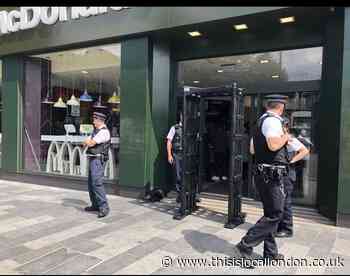 Weapons arch deployed outside Eltham McDonald's after recent 'vicious' fighting
