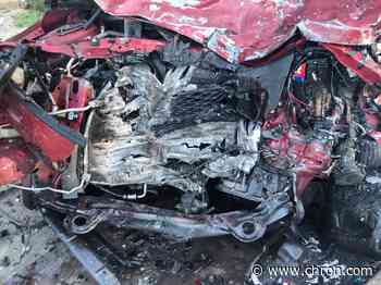 Two killed in head-on crash after truck dumps wet cement on road near Humble