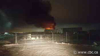 Fire at Saskatoon tire recycling plant under control, crews still on-site