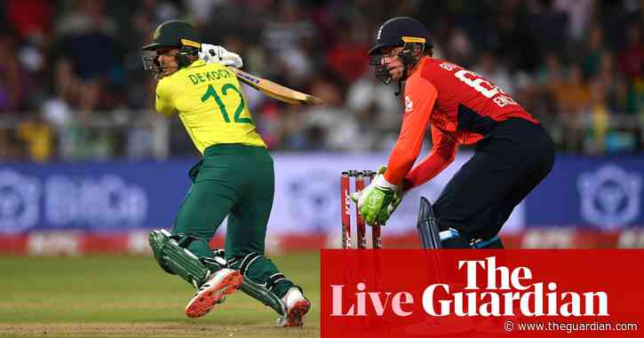 South Africa chasing 205 to beat England in second Twenty20 international – live!