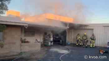 Fire breaks out at Tanque Verde Swap Meet