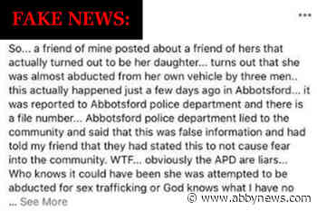 Abbotsford’s neighbourhood Facebook groups push back on spread of sex-ring fake news