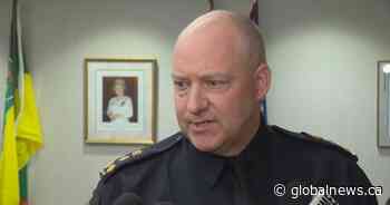 Regina police chief calls blockade tactics by Unifor ‘borderline terrorist work’