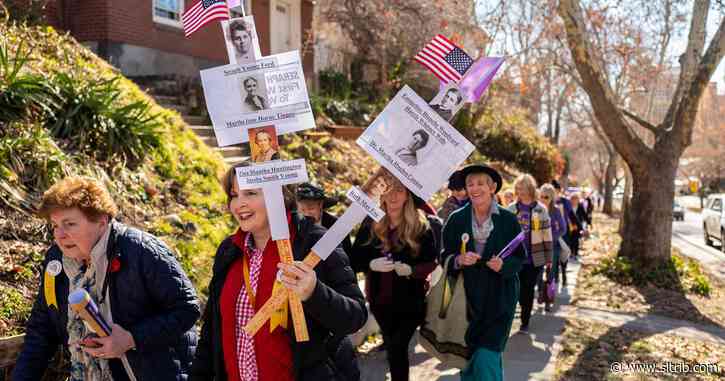 Utah celebrates 150th anniversary of women voting with remembrance walk in Salt Lake City