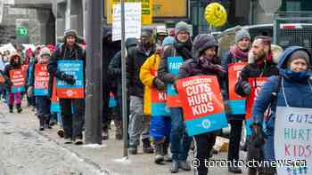 How does the Ontario teacher bargaining process work?