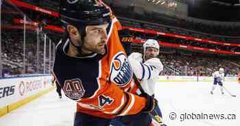 Edmonton Oilers’ Zack Kassian awaiting decision after kick to chest of Tampa Bay Lightning’s Erik Cernak