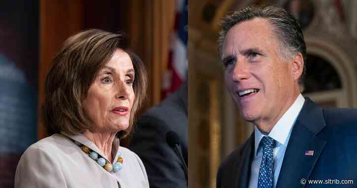 Commentary: How Mitt Romney and Nancy Pelosi used their faith to resist Trump