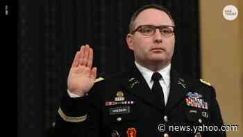 Army Secretary: No investigation into Vindman, Army aide and impeachment witness fired by Trump