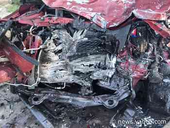 Truck spilling cement on roadway causes 'violent crash,' killing 2