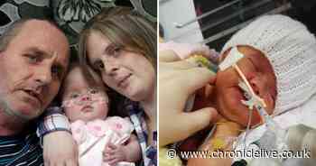 'Our little miracle' - County Durham baby with rare condition defies doctors who gave her minutes to live