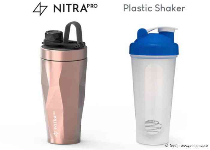 NitraPro hygienic stainless steel protein shaker hits Kickstarter