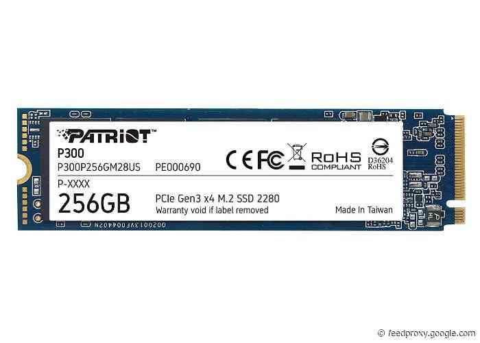 Patriot P300 M.2 PCIe Gen3 x4 NVMe SSD Series launches