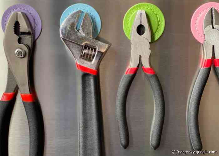 Mighty Little Magnets keep your tools in place