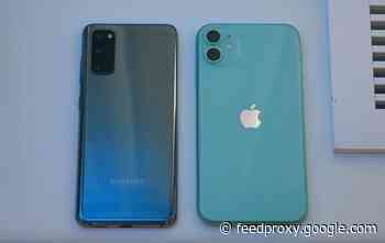 iPhone 11 vs Samsung Galaxy S20 (Video)