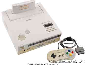Nintendo PlayStation is real, and you can bid on it for $420K     - CNET