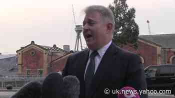 Brandon Lewis makes his first visit to Belfast as Northern Ireland secretary - Yahoo News UK