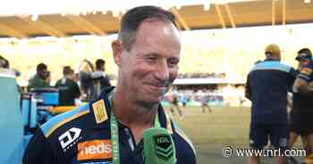 Holbrook shares moment with super coach after coaching debut - NRL.COM