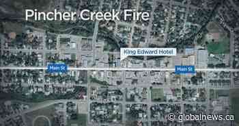 Emergency crews respond to fire at Pincher Creek hotel