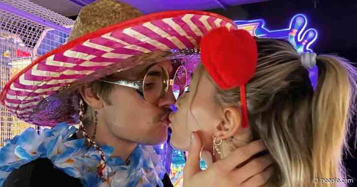 Justin Bieber and Hailey Baldwin Celebrate Valentine's Day Together — and Release of His New Album!