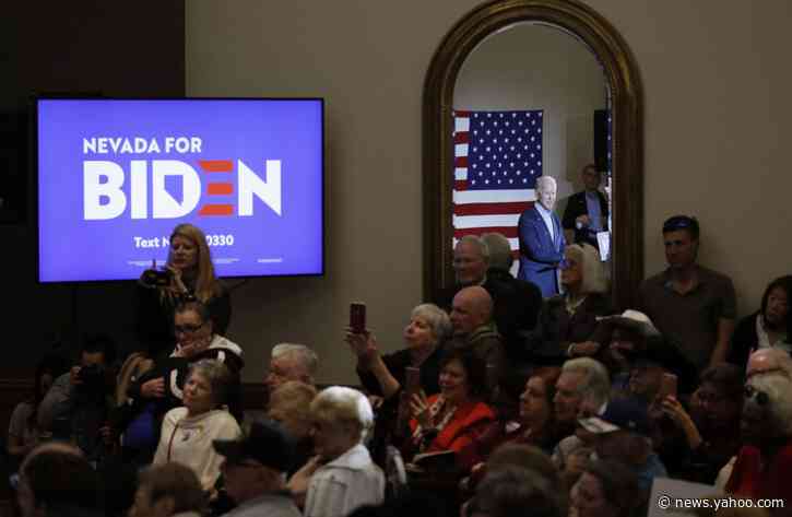 The Latest: Biden in Nevada cites Latino vote and union ties