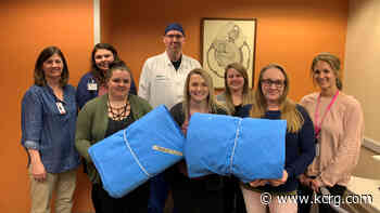Team of medical professionals turns would-be trash into sleeping bags - KCRG