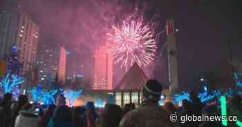 Midnight or 9 p.m.? City of Edmonton looking for feedback on New Year’s Eve fireworks
