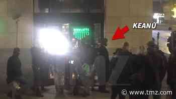 Keanu Reeves, Carrie-Anne Moss On Set for 'Matrix 4' in San Francisco