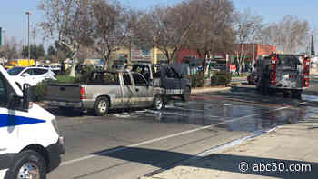 No major injuries suffered after fiery crash in southeast Fresno