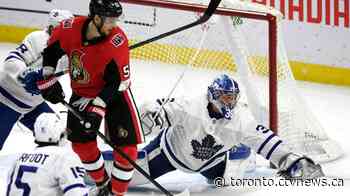 Jack Campbell wins third game for Toronto as Maple Leafs down Senators 4-2