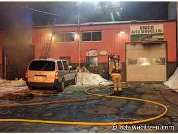 Fire damages commercial building in Centretown