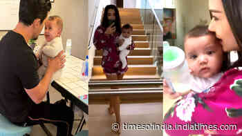 A glimpse of Amy Jackson's day with her little munchkin Andreas