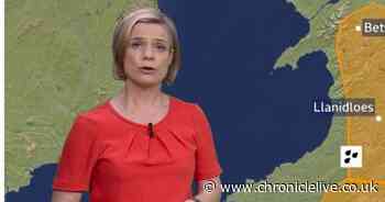 BBC Weather viewers notice rude looking storm Dennis weather map