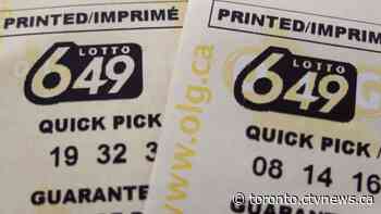 No winning ticket for Saturday night's Lotto 649 jackpot