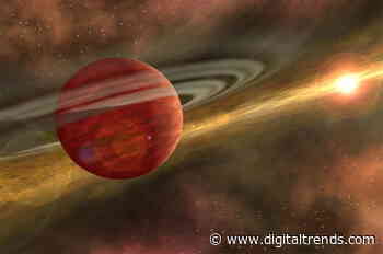 Baby gas giant discovered wandering far from its parent star