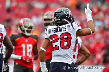 Houston Texans cutting Vernon Hargreaves shows a shift in strategy - House of Houston