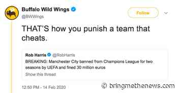 Buffalo Wild Wings takes shot at the Astros, apologizes when Houston whines - Bring Me The News