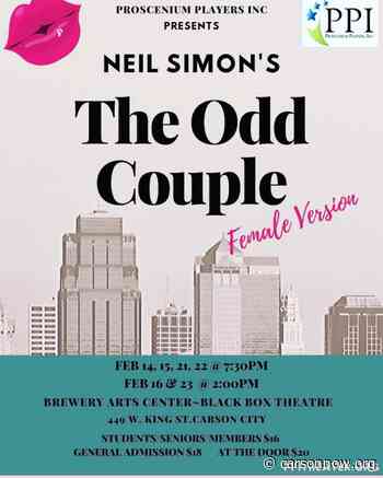 Brewery Arts Center debuts female version of 'The Odd Couple' beginning Friday - Carson Now