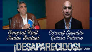 Denuncian la desaparición del general Baduel y el coronel García Palomo - El Universal (Venezuela)