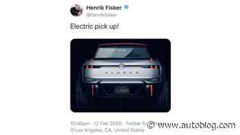 Henrik Fisker tweets rendering of Fisker pickup, then deletes