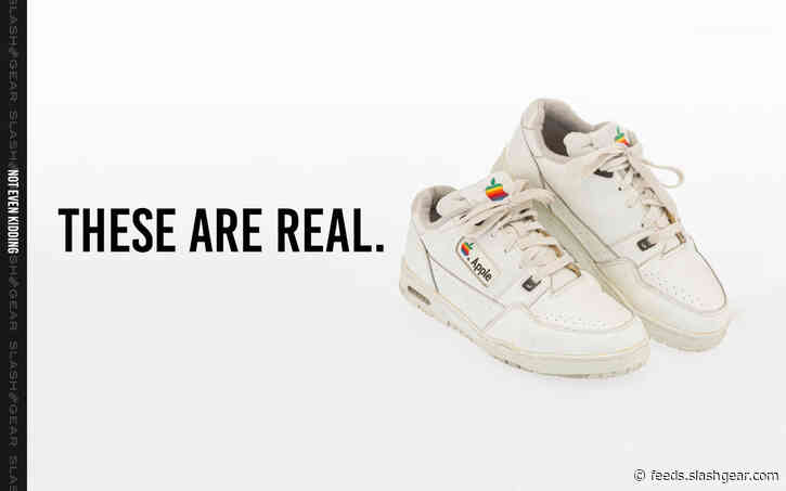 Genuine Apple Sneakers resurface, reminding us of a very real past