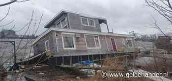 Storm Dennis raast over Brabant: woonboot zinkt, vrouw zwaargewond, minder treinen door boom op spoor