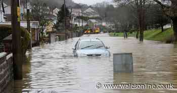 Wales hit by more than a month's rain in 48 hours with 91mph gusts recorded during Storm Dennis
