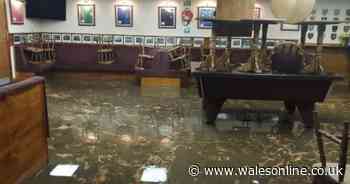 The heroic efforts of one Welsh rugby club as volunteers save it from Storm Dennis destruction